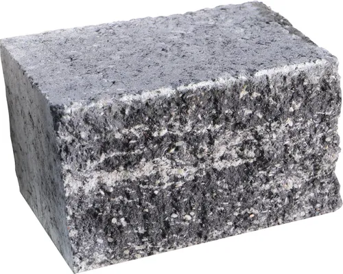 EHL Mauerstein Anzio Light Halbstein 25 x 18 x 15 cm grau-anthrazit-nunaciert