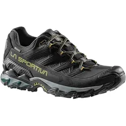 La Sportiva Herren Ultra Raptor II Leather GTX Wide Trailrunningschuh - Wanderschuh mit wasserdichter GORE-TEX Membran, ideal für Offroad-Terrain und lange Distanzen. Komfort-Version für breitere Füße, maximale Atmungsaktivität und Stabilität.