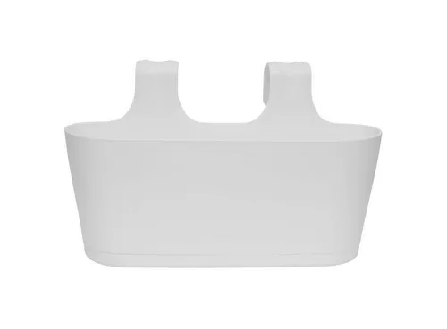 Engelland Blumenkasten Blumentopf zum Hängen (Vorteils-Set, 1 St., Fassungsvermögen je Topf 5,5 Liter), UV-Beständig, Frostbeständig, Wasserauffangschalen