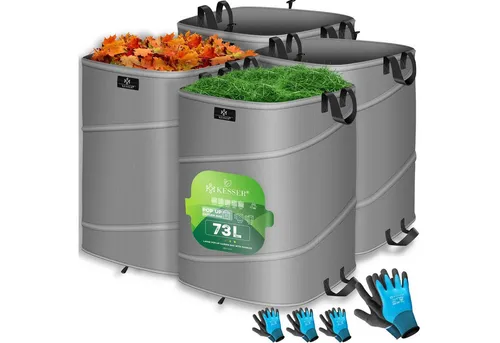 KESSER Gartensack 73 l, 4-tlg in grau von Kesser