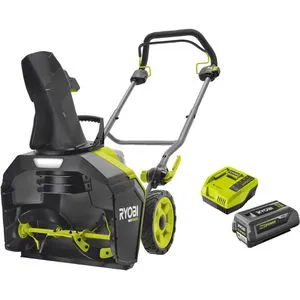 Ryobi Brushless Akku-Schneefräse 36 V MAXPOWER - Schneefräse mit 45 cm Räumbreite, leistungsstark im Akkubetrieb, inklusive 4 Ah Akku und Ladegerät – ideal für schneereiche Winter!