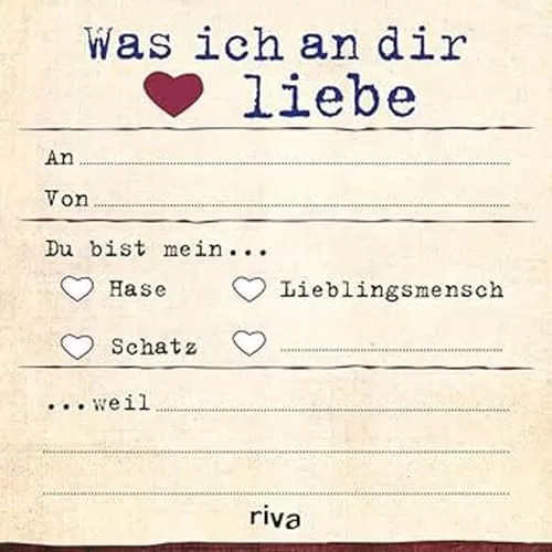 Was ich an dir liebe – Klebezettel