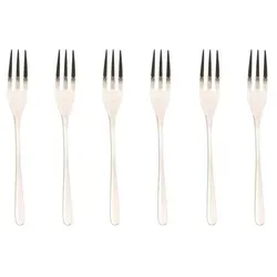 Sambonet Taste Kuchengabeln 6tlg. Edelst./PVD Champag.