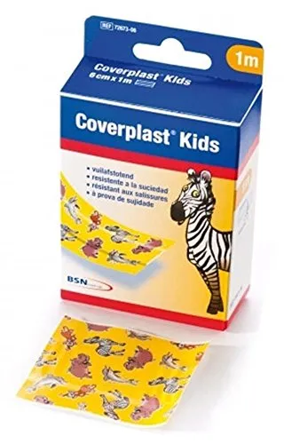 BSN Medical Leukoplast Kids Zoo Klebeverband, 6 cm x 1 m