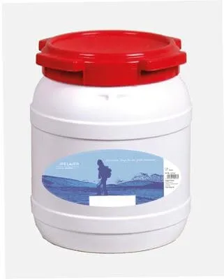 Relags Weithalstonne, rund Tonne, Weiß, 15,4 L - Wasserbehälter & -kanister, luft- und wasserdichter Transportbehälter, lebensmittelrechtlich unbedenklich und vielseitig einsetzbar, auch als Hocker nutzbar.