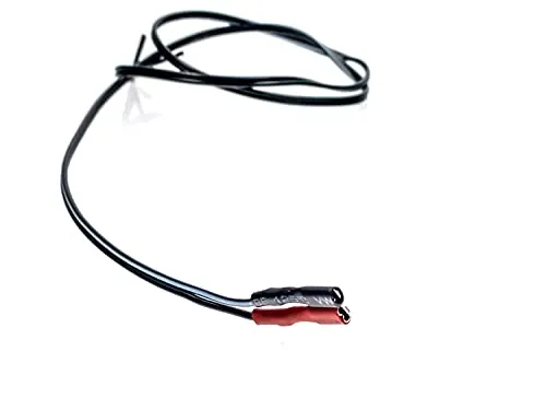 Fahrrad Lichtkabel 2-adrig Doppelkabel 600 mm Klemmschuh