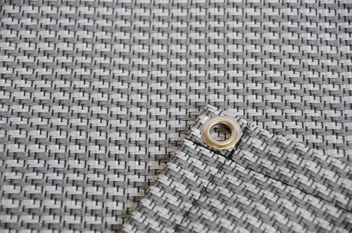 Via Mondo Zeltteppich Premium, grau, 300x500cm