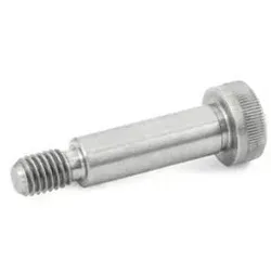 7379-6-M5-40-NI Edelstahl-Passschrauben in weiß von Ganter Norm