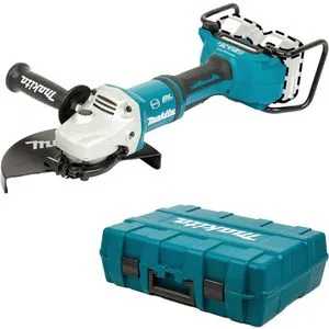 Makita Winkelschleifer DGA900ZKX2 - 230mm, 2x 18V, inkl. Koffer - Schleifmaschine mit Paddelschalter und umfassendem Schutz. Ideal für präzises Arbeiten, ausgestattet mit ADT und XPT für Sicherheit und Effizienz.