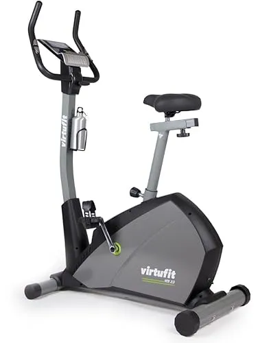 VirtuFit HTR 2.0 Ergometer - Klappbarer Heimtrainer für Zuhause - Fahrradergometer, ideal für Senioren bis 150 kg, mit 24 Programmen für abwechslungsreiche Workouts und einem ergonomischen Sattel für maximalen Komfort.