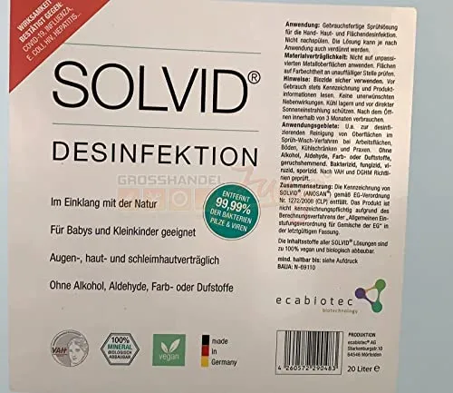 Handdesinfektionsmittel von Walter Schmidt Chemie GmbH