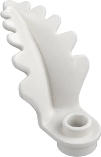 LEGO: 50x Pflanzenelement/Blatt, weiß