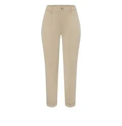 MAC Chino Turn Up Damen Hose in golden Terra PPT in braun von MAC