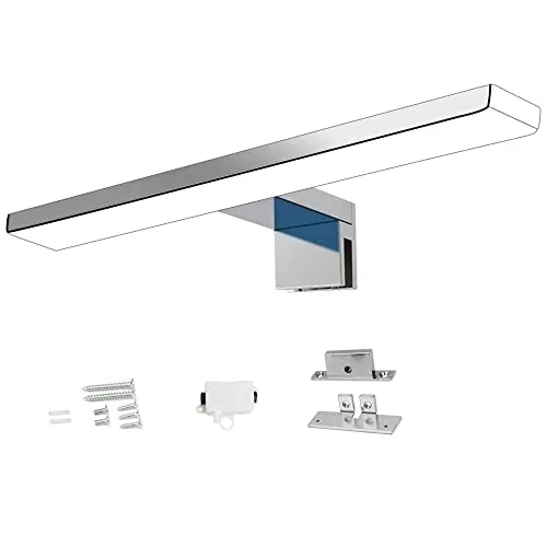 kalb LED Spiegelleuchte Aurinko, verchromt 300mm - Moderne Spiegelleuchte mit edlem Design, ideal für das Bad. Dank der 3-in-1 Montagemöglichkeit passt sie perfekt in jedes Ambiente und sorgt für eine tolle Lichtausbeute.