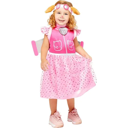 Paw Patrol Skye Deluxe Kostüm für Kinder (4-6 Jahre) in pink von Amscan