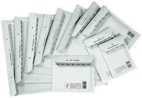 TAP Luftpolster Versandtaschen COMEBAG Typ D14 weiß 15 g 100 Versandtaschen