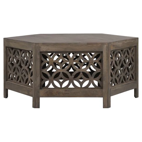 WOMO-Design® Couchtisch aus Mangoholz 100x45 cm - Tisch & Stehtische, stilvoller Couchtisch aus handgefertigtem Mangoholz, ideal für jedes Zimmer und modern im Design.