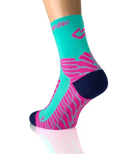 SPORT KOMPRESSIONS SOCKEN 'under pressure SOCKX' in türkis von under pressure sox