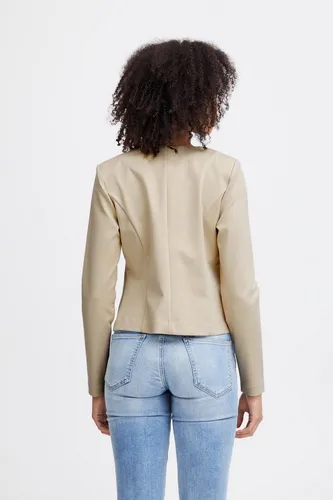 ICHI IHKATE Damen Blazer Kurzblazer mit Stretch Comfort Fit - Eleganter Blazer für Damen, vielseitig kombinierbar und aus nachhaltigen Materialien gefertigt. Ideal für Büro, besondere Anlässe oder Casual-Looks.