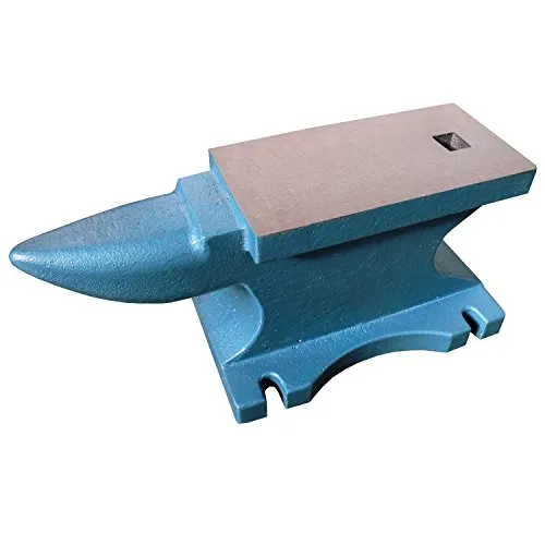 qteck-Amboss-Schmideamboss 22,5 kg mit Horn und Loch robust Werkstatt Werkzeug