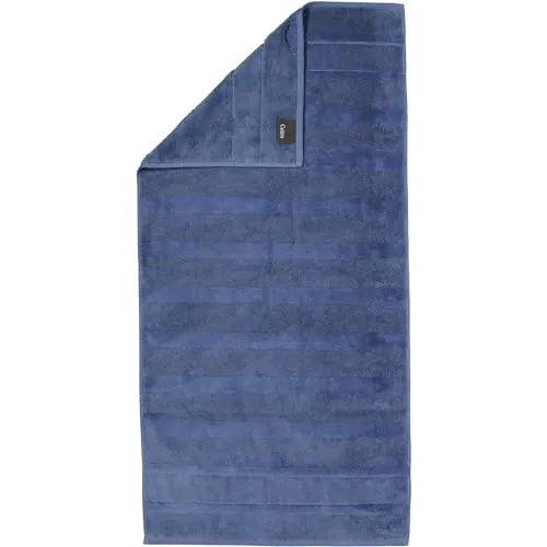 Cawö Duschtuch NOBLESSE² UNI BL 80x160 cm - Hochwertiges Duschtuch in Blau, 100% Baumwolle, super saugfähig und extra groß für optimalen Komfort nach dem Duschen.