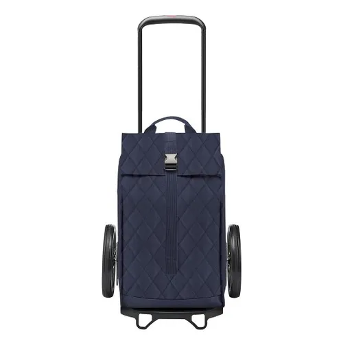 REISENTHEL Einkaufstrolley citycruiser rolltop - 40 l, wasserabweisend und mit praktischem Teleskopgriff für müheloses Einkaufen in Blau