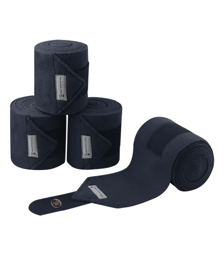 Waldhausen Fleecebandagen Modern Rose in nachtblau