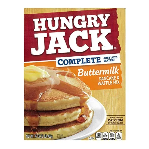 Backmischungen für Waffeln und Pfannkuchen von Hungry Jack