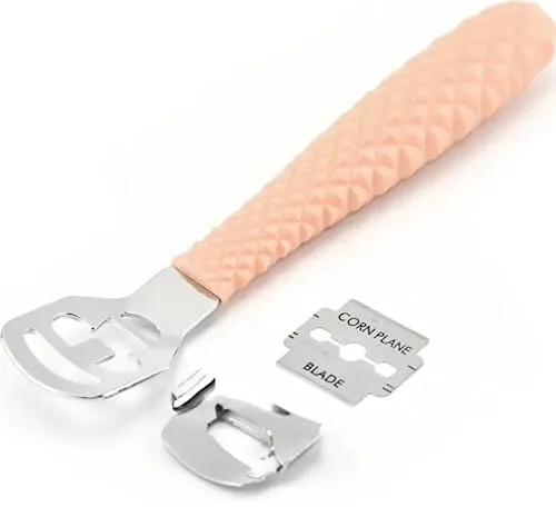 10x Hornhautentferner Hornhauthobel Hornhautraspel Hornhautfeile für Fußpflege Pediküre Hornhautmesser Pink