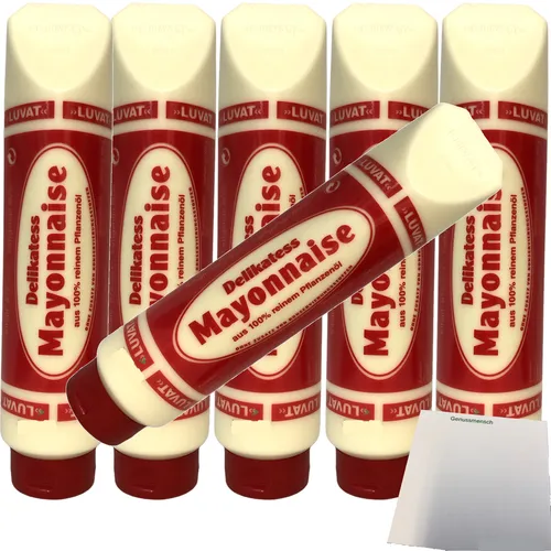 Luvat Feinkost Delikatess Mayonnaise 6x875ml Tube usy Block