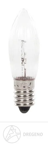Ersatzteile Riffelkerzen 14V/3W E10, 3 Stück auf Blisterkarte BxHx 1cmx4,5cmx1cm