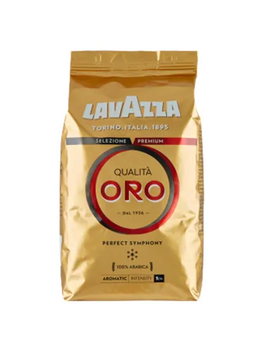 Qualita Oro - 1kg Arabica-Kaffee - Hochwertige Kaffeebohnen, 1 kg, für ein intensives Aroma und perfekten Kaffeegenuss.