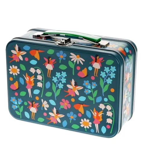 Rex London Metallköfferchen Fairies in the Garden Metall Box Fee-Motiv für Kinder ab 3 Jahre