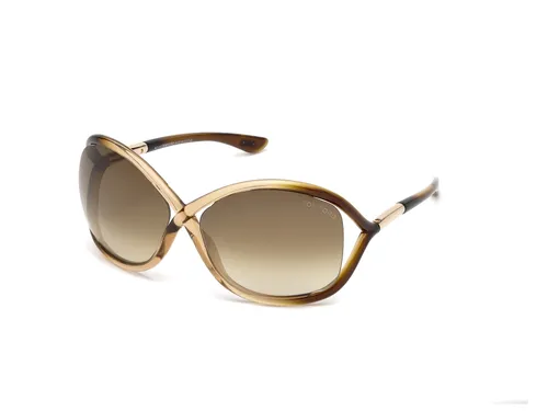 TOM FORD Sonnenbrillen FT0009 WHITNEY 74F Pink Braun Damen von TOM FORD