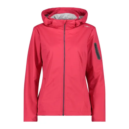CMP Windproof and Waterproof Lightweight Softshell Jacket WP 8,000 FRAGOLA-GHIACCIO