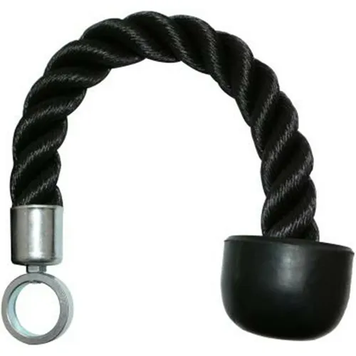 Sporttrend 24® Trizepsseil Single 30cm | Trizeps Rope Kabelzuggriff Seilzuggriff