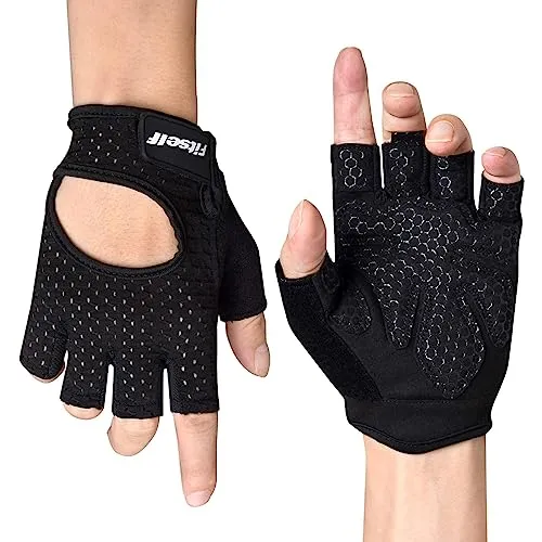 Fitself Fitness Handschuhe Damen Herren Atmungsaktive Gewichtheben Trainingshandschuhe für Sport Gym Krafttraining Bodybuilding Workout Radfahren