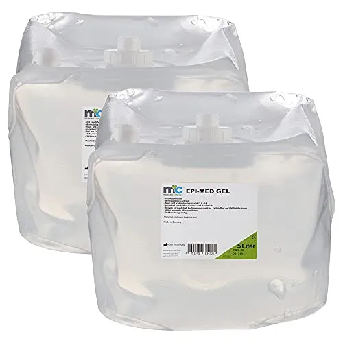Medicalcorner24 IPL Gel Epimed, IPL Kontaktgel für Haarentfernung, 2 x 5 Liter Cubitainer