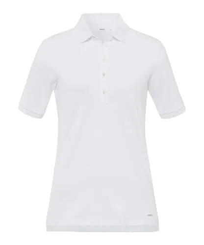 Brax Damen Poloshirt Pique STYLE.CLEO - Slim Fit - Elegantes Poloshirt aus hochwertigem Piqué-Material, ideal für lässige Outfits. Mit Polokragen und Kurzarm für einen stilvollen Look.