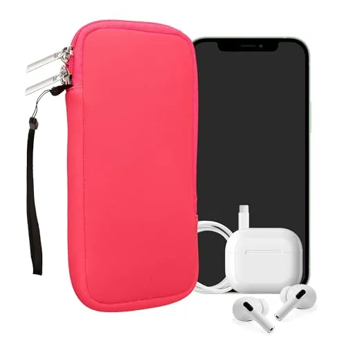 kwmobile Handytasche für Smartphones XL in pink von kwmobile