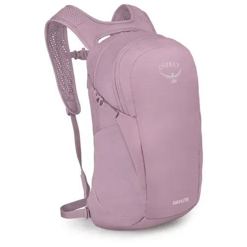 Osprey Daylite Rucksack in Iris Pink - Der Osprey Daylite Rucksack aus recyceltem Polyester bietet ein leichtes Design und viel Stauraum für den täglichen Gebrauch.