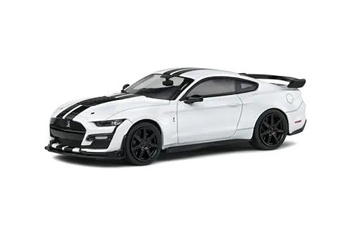 Solido Modellauto Maßstab 1:43 Ford Mustang GT500 weiß/schwarz