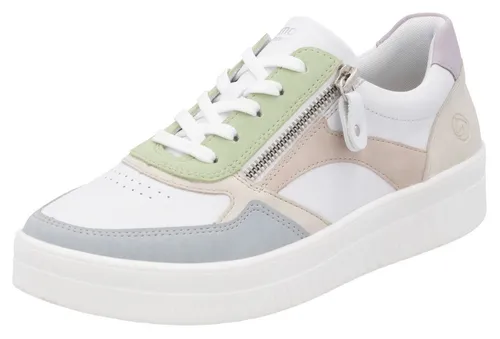 Remonte Damen D0J01 Sneaker Low, Weiss 87, 40 EU - Damen-Sneaker aus echtem Leder mit Lite n Soft-Technologie und herausnehmbarer Einlegesohle für optimalen Komfort.