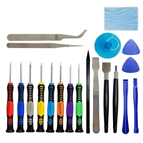 Tiardey 20 in 1 Universal-Schraubendreher-Set Professionelles Elektronik-Reparatur-Tool-Kit für die meisten Smartphones und Computer