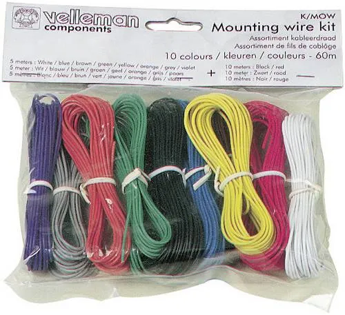 Velleman Litze K/MOWM 1 x 0.20mm² Bunt 1 Set