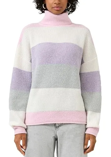 QS Damen Strickjacke 2175297 Lilac/PINK M