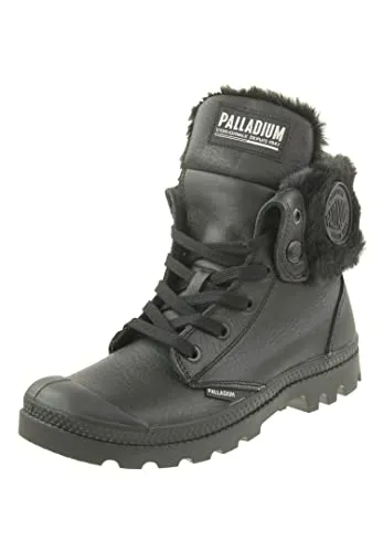 Palladium Damen Baggy NBK Wl Stiefelette - Schwarz, 37 EU - Wanderschuhe mit faltbarem Baggy-Kragen und strapazierfähigem Gummi für optimalen Komfort und Schutz bei jedem Abenteuer.