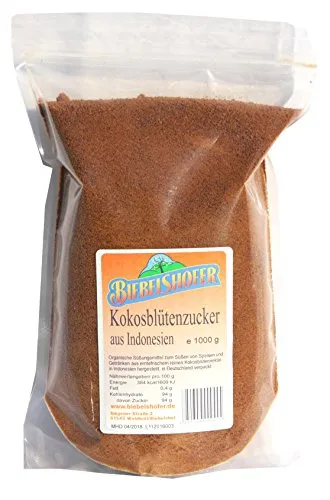 Kokosblütenzucker, Premiumqualität, ohne Zusätze, 100% nonGMO, vegan, 1 kg