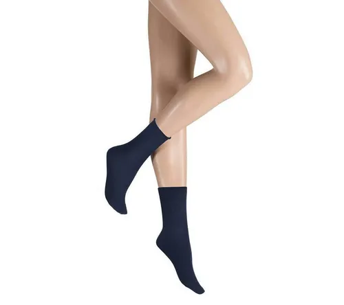 Hudson Basicsocken Relax Soft (1-Paar) Druckfreie Socken ohne Gummifäden