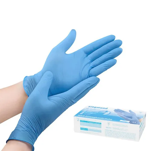 siegmund care INTCO SYNGUARD® Nitril-Einweghandschuhe M in blau von Siegmund